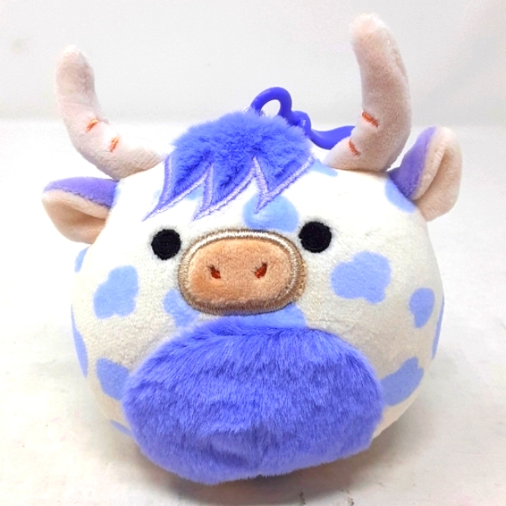 Conway the Cow Squishmallow Clip 3.5" 🎯 Exclusive